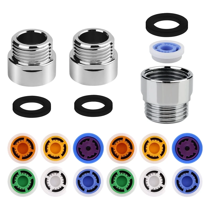 

16 Pieces Shower Flow Limiter Set 4L/6L/7L/8L/10L/12L Shower Water Saving Water Saving Insert Suitable For Shower Head