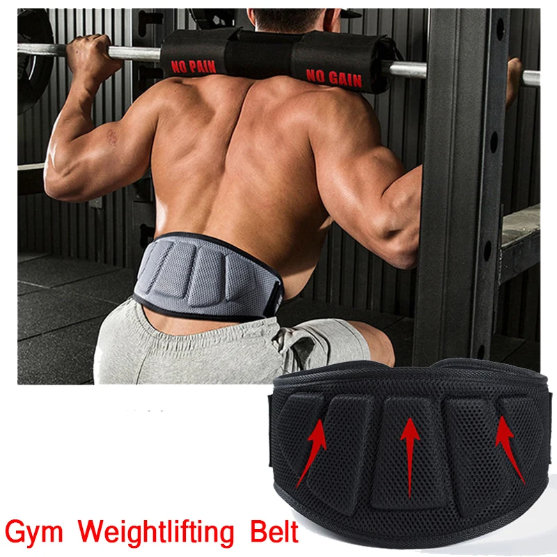 

Fitness Men and Women Squat Belt Weightlifting Deadlift Bodybuilding Training Sports Belt Waist Belt Adjustable