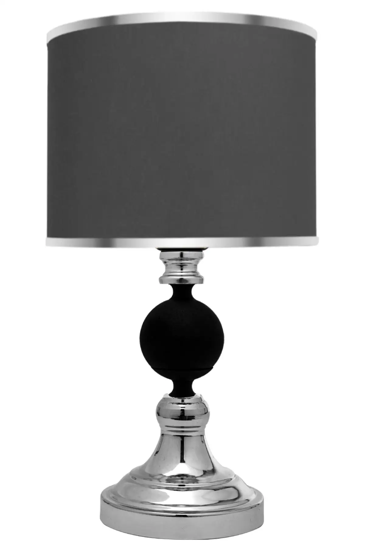 

Контрастный серебристо-черный мини-абажур Omega