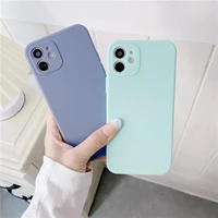 jome ultra thin shockproof silicone square phone case for iphone 12 11 13 pro max xs x on iphone xr 6 6s 7 8 plus soft cover