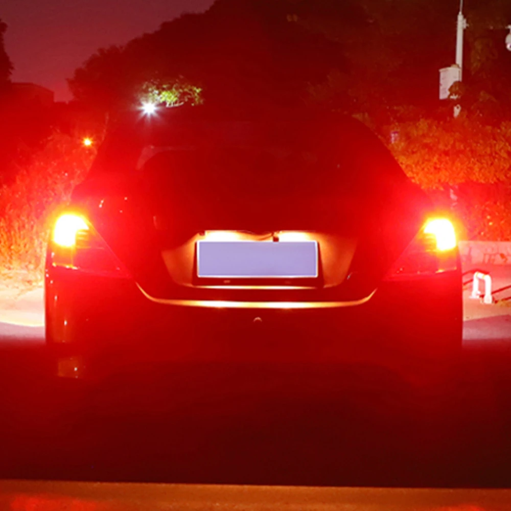 LECIBUBI Двойные лампы переднего и заднего стоп-сигнала для Renault Av nneending on Model Canbus P21/5W