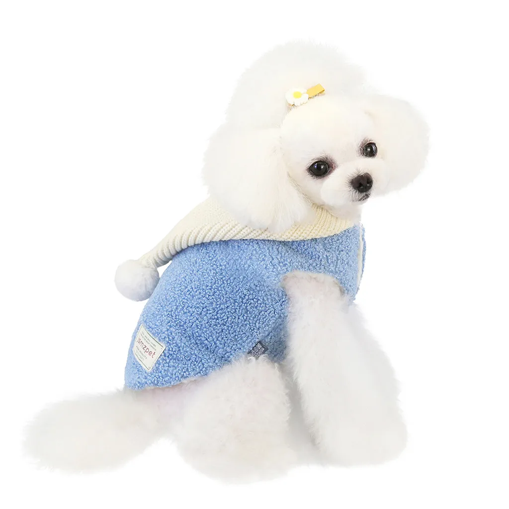 

clothes Pet puppy clothes vest pet winter clothes plush Pet clothes