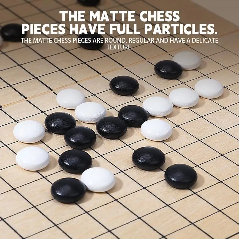 Складные шахматы Weiqi для детей черно-белые