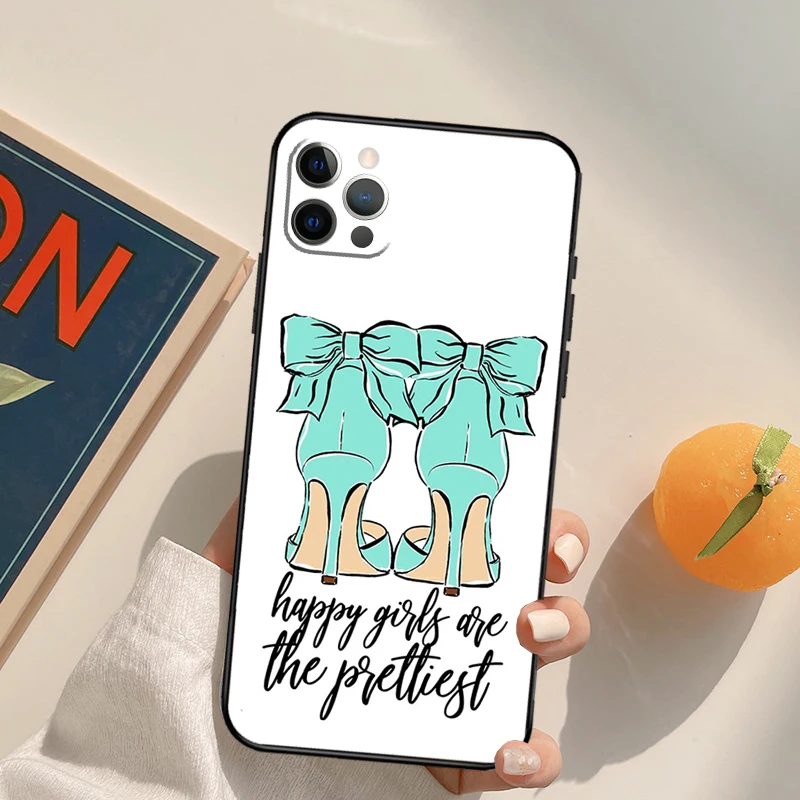 New York Lady Girl Phone Case For iPhone 13 14 Pro Max 11 12 Mini 6S 7 8 Plus SE 2020 X XS MAX XR Cover Fundas