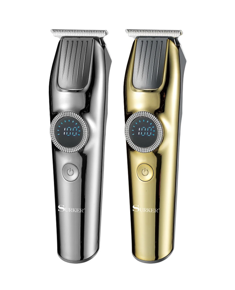 

surker electric hair trimmer USB rechargeable clipper barber oil head clipper haircut machine whitening hair carving engraving