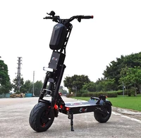 flj updated k6 electric scooter with acrylic side light 13 inch fat tire powerful 6000w 60v e scooter for adult