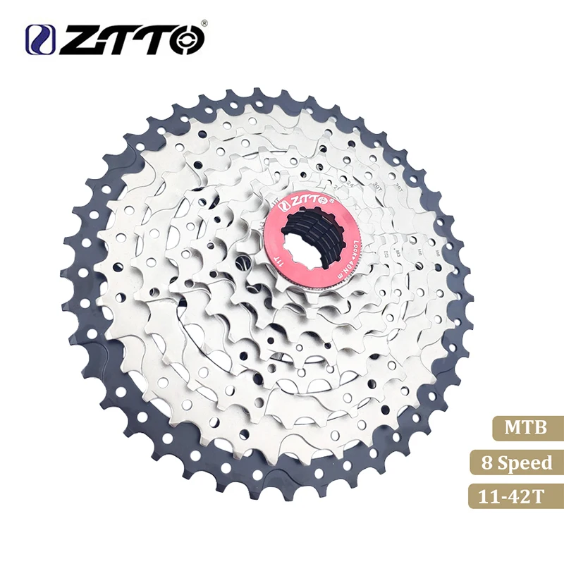 

ZTTO Brand MTB Mountain Bike 8 Speed Cassette 8 Velocidade 8S 42T Bicycle Freewheel For Shimano Flywheel Sprocket Cog Cdg 436g