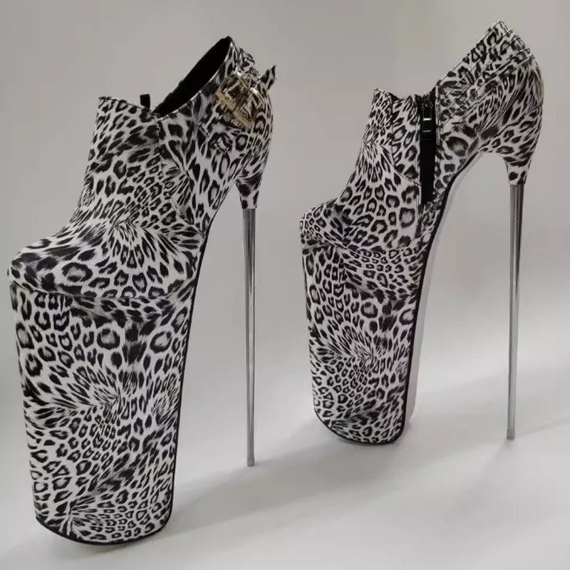 Туфли CACA женские металлические на высоком каблуке 30 см туфли-лодочки платформе