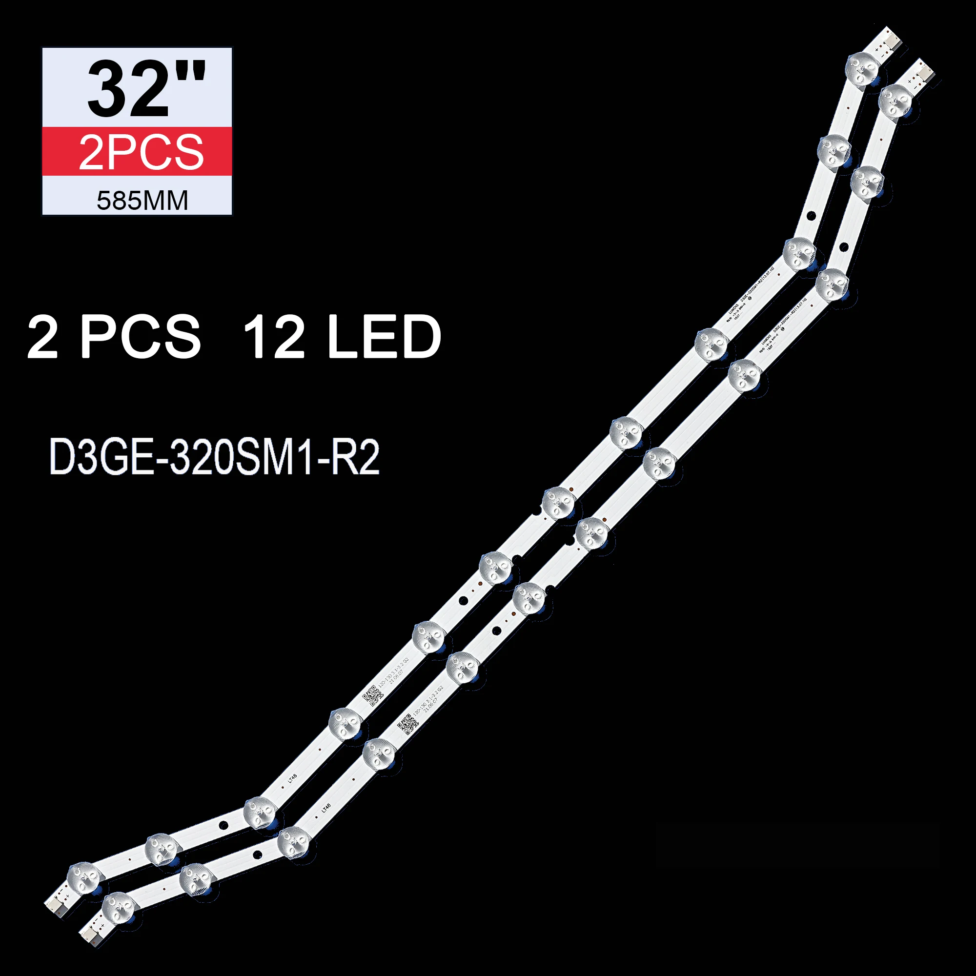 

LED Backlight strip 12leds D3GE-320SM1-R2 BN96-28763A 2013SVS32 For Samsung 32'' LM41-00001S 00001R UE32H5303 UE32H5303AK HG32AD