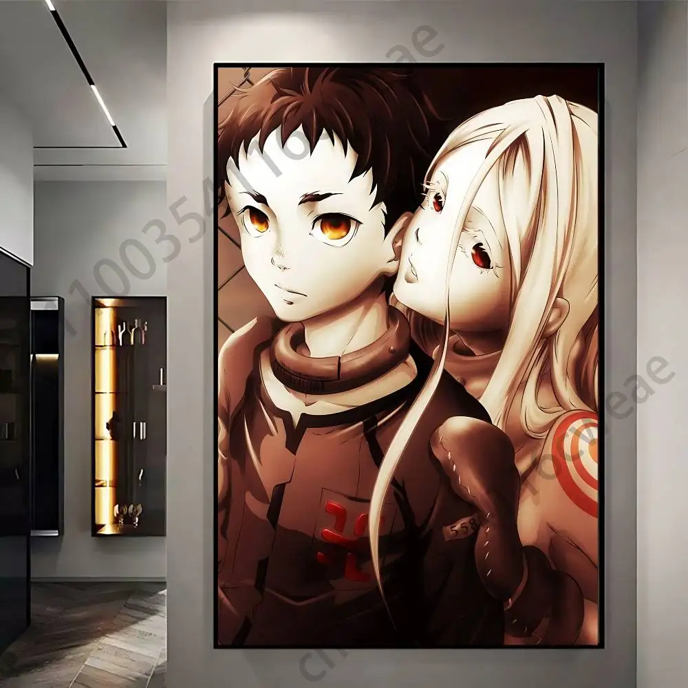 Фото Настенный постер-принт D-Deadman Wonderland для декора гостиной, спальни и дома. №5