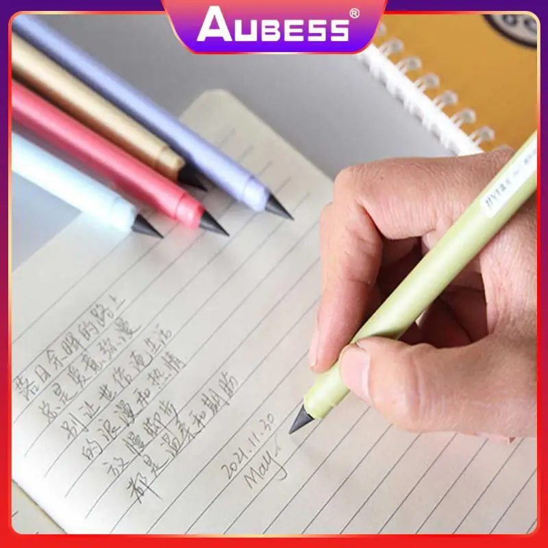 

School Supplies Write 6.2g Pencil No Cutting Sharp Eternal Pencil Inkless Pencil Painting 15cm Free Sharpener No Ink