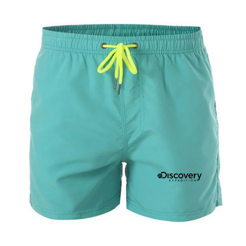 

Discovery Men Shorts Summer Breathable Style Running Sport Shorts for Men Casual Elastic Quick-drying WaterProof Board Shorts