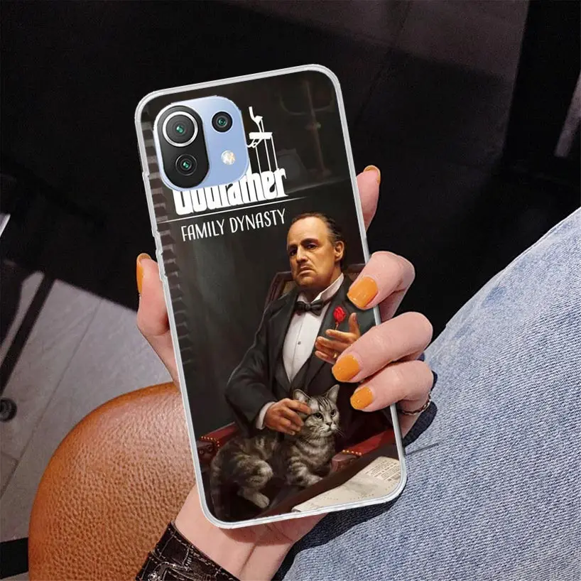 Чехол для телефона Godfather TV Xiaomi Redmi Note 10 9S 9 8T 8 Pro 7 5 Mi 12T 11T 10T 9T 12 11 Lite A2 A3 Coque Shell Cover