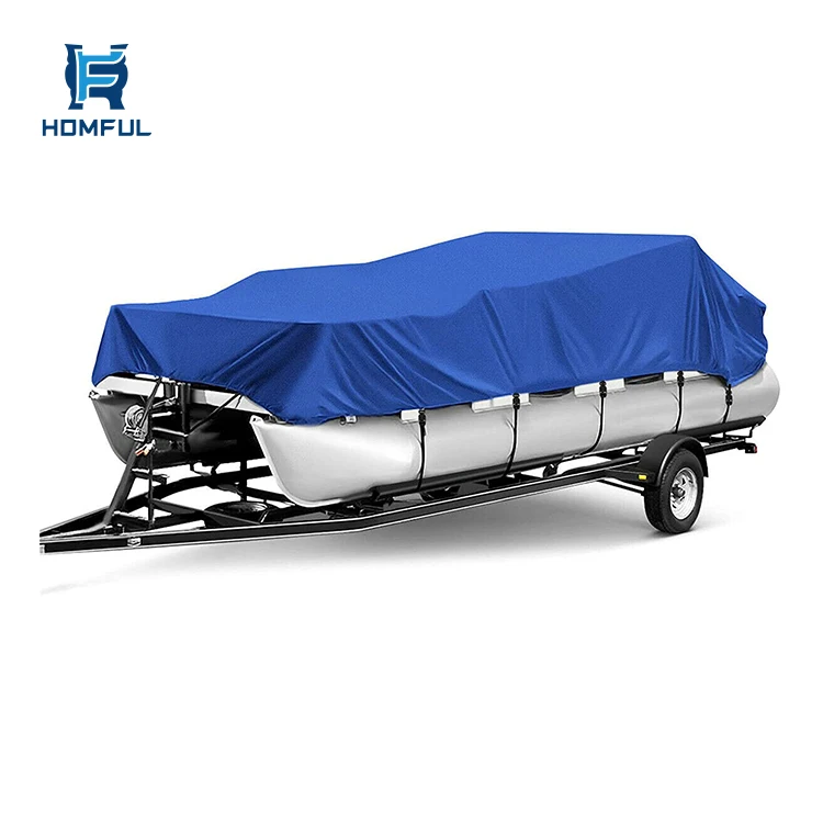 

Waterproof Fishing Pontoon Boat Cover 19ft Dinghy Pontoon Boat Cover