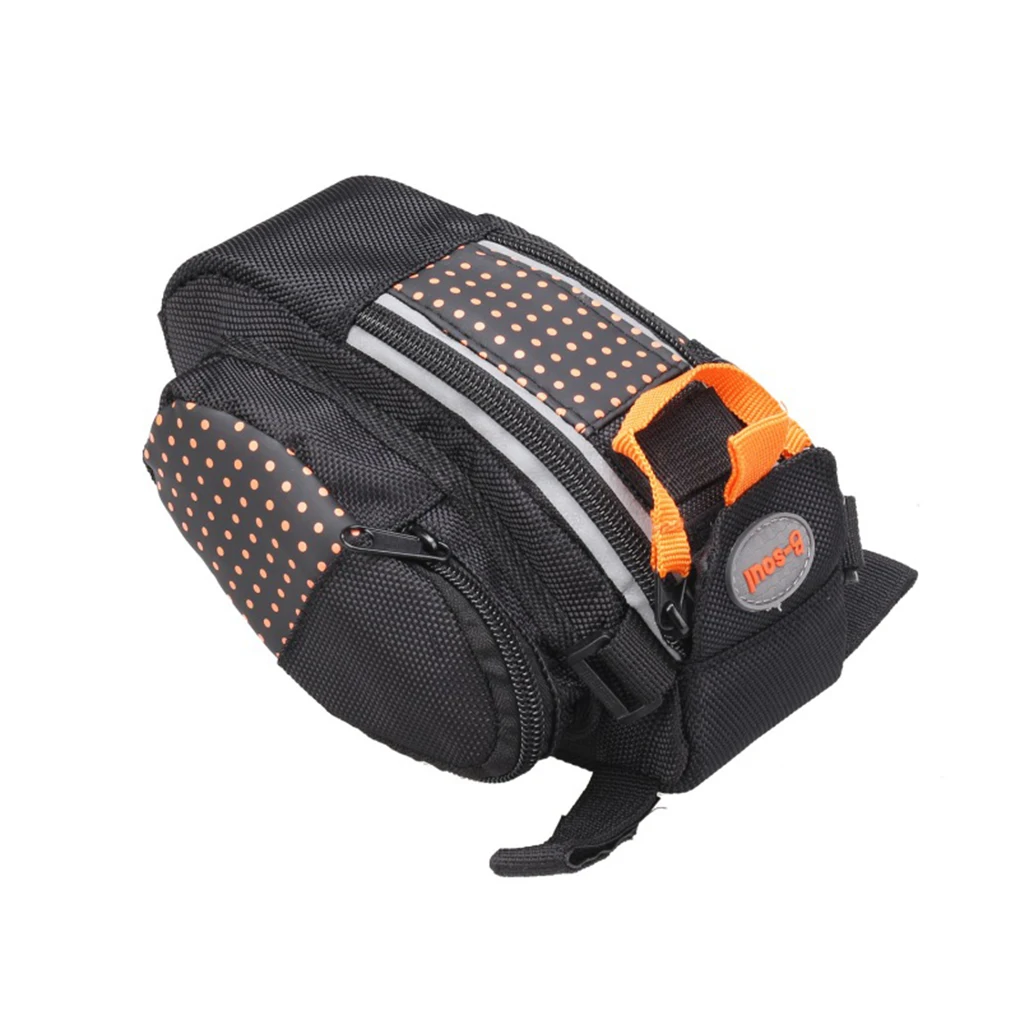 

Велосипедная сумка Pannier, сумка на молнии для хранения заднего сиденья, из полиэстера и полиэстера