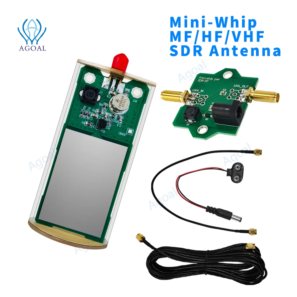 

Мини-Кнут 100 кгц-30 МГц MF HF VHF SDR MiniWhip для дома и улицы коротковолновый ресивер аксессуар активная антенна