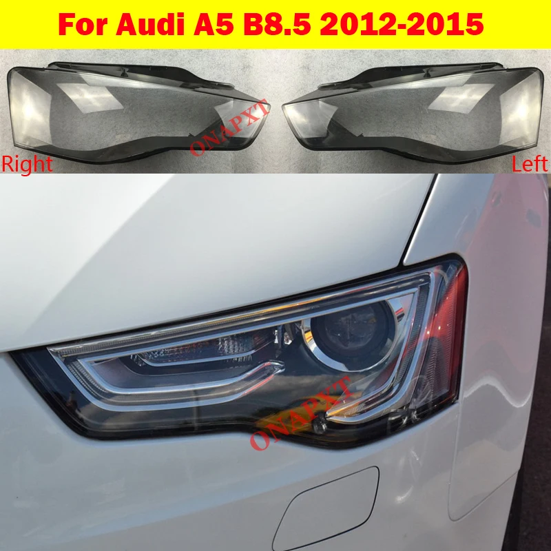 Для Audi A5 B8.5 2012-2015 совершенно новый чехол для линз передней фары прозрачный