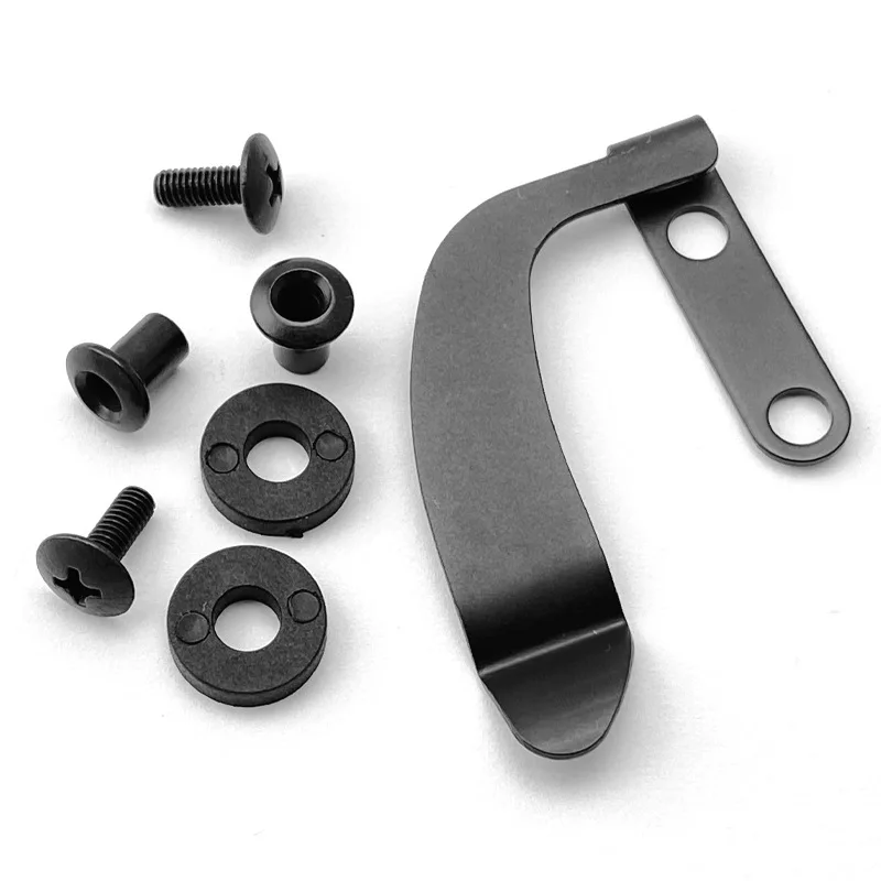 Настройка 420 нержавеющая сталь Ремень зажим задний с винтовым набором для KYDEX IWB