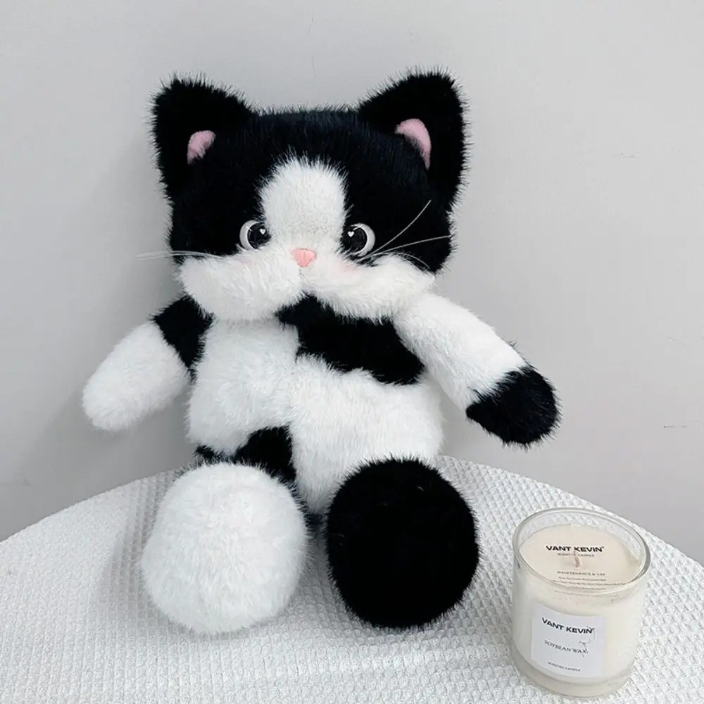 Calico Cat Coffee Плюшевый рюкзак Корова Кот Мультфильм Сиамский кот Плюшевая сумка
