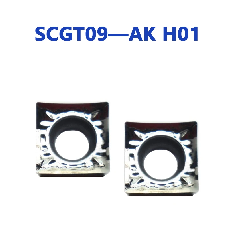 Оригинальный SCGT09T304-AK H01 SCGT09T308 AK SCGT 09T308 SCGT09T304 Твердосплавные пластины Токарный