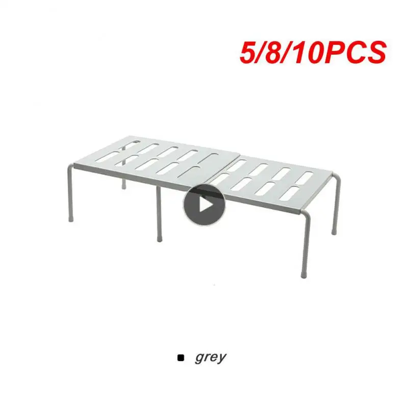 

10PCS Home Shelves Wardrobe Organizer Slipper Storage Rack Kitchen Storage Shelf Cabinet Rack Organizer Kitchen Storage Supplies