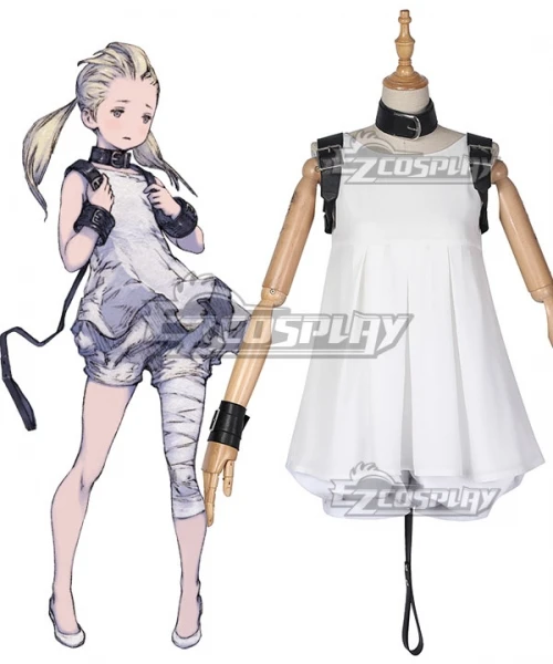 

Наряд Nier Re[in] для девочек-гвоздиков, белое платье, юбка для вечевечерние НКИ на Хэллоуин, женское повседневное летнее платье, Рождественский наряд, косплей-костюм E001
