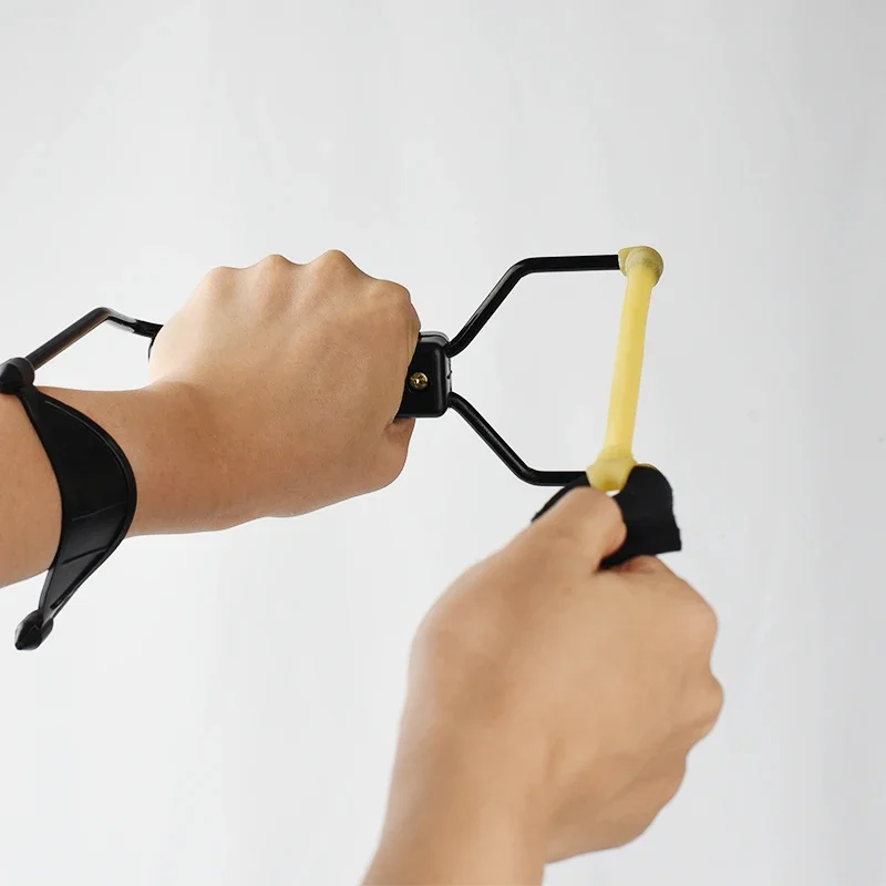 Рогатка для наружного охотничьего запястья резиновая катапульта со стальным