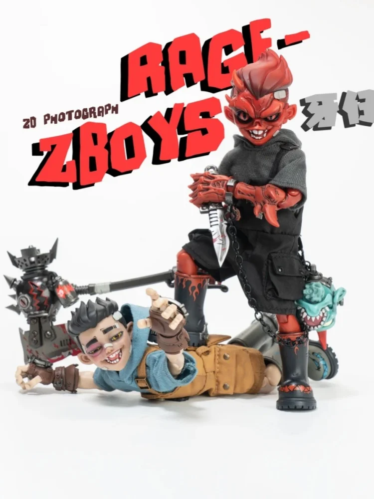 Фото Коллекционная фигурка D_one Studio: Новая Официальная Аутентичная Серия Zboys Rage, Масштаб 1:12, Подвижная, Для Взрослых Коллекционеров №4