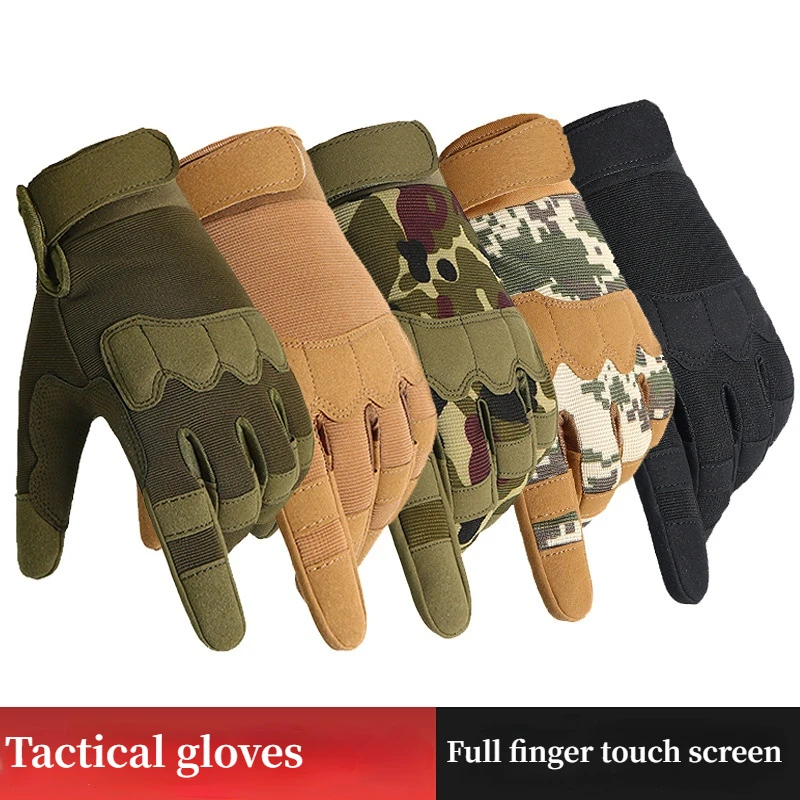 

Перчатки тактические камуфляжные для мужчин и женщин, защитные перчатки для сенсорных экранов для тренировок в особых силах