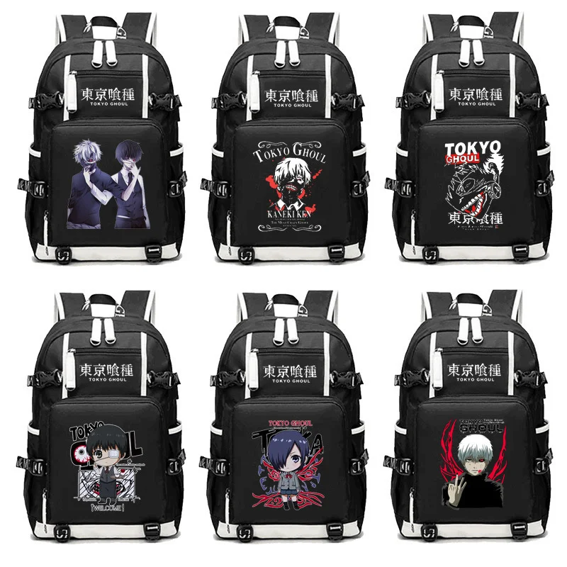

Anime Tokyo Ghoul Kaneki Ken High-capacity Backpack Student School Bag Bookbag