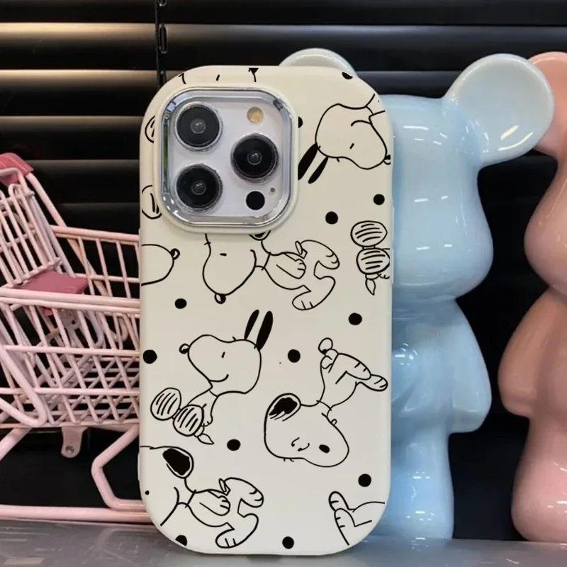 Милый чехол Snoopy для VIVO Y17S V40 V20 V30 V23 V27 V29 E Pro Y200 Y15S Y01 Y17 Y11S Y33S Y21S Y20 Y12S Y16 Y19 S1 Y22S Y36 Y02