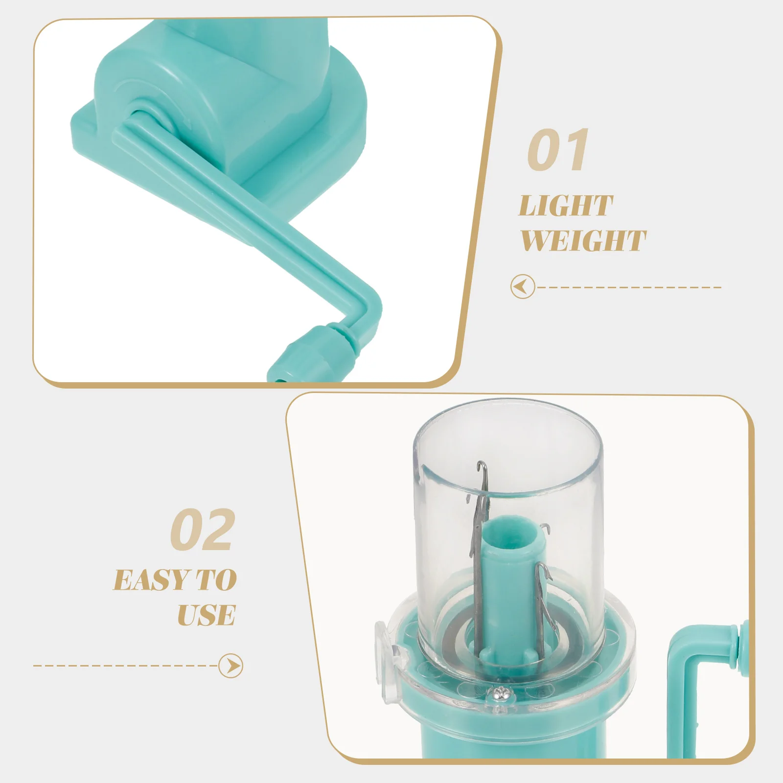 Легкий вязальный ручной вращающийся станок DIY Вязальный инструмент Мини-швей