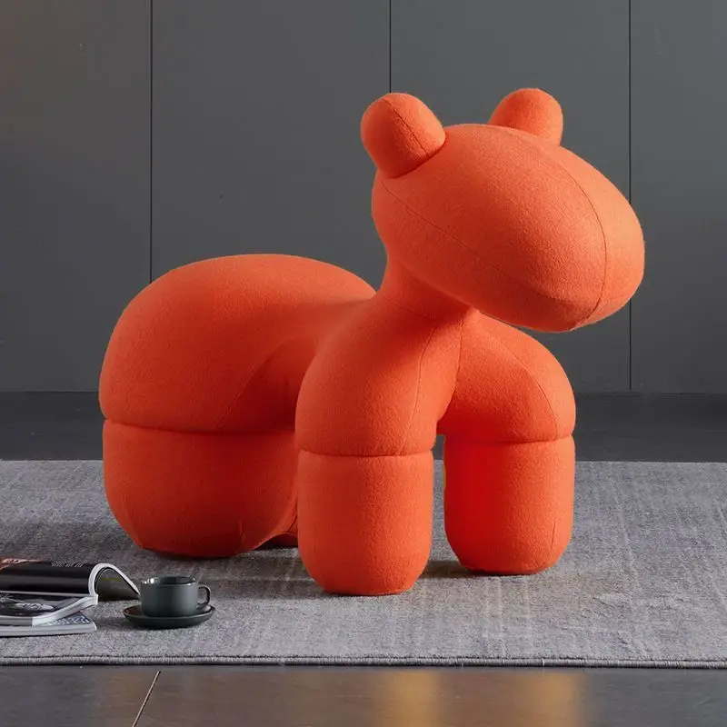 

Pony chair Living room Simple seat Children Seahorse Creative chair cartoon seat small stool