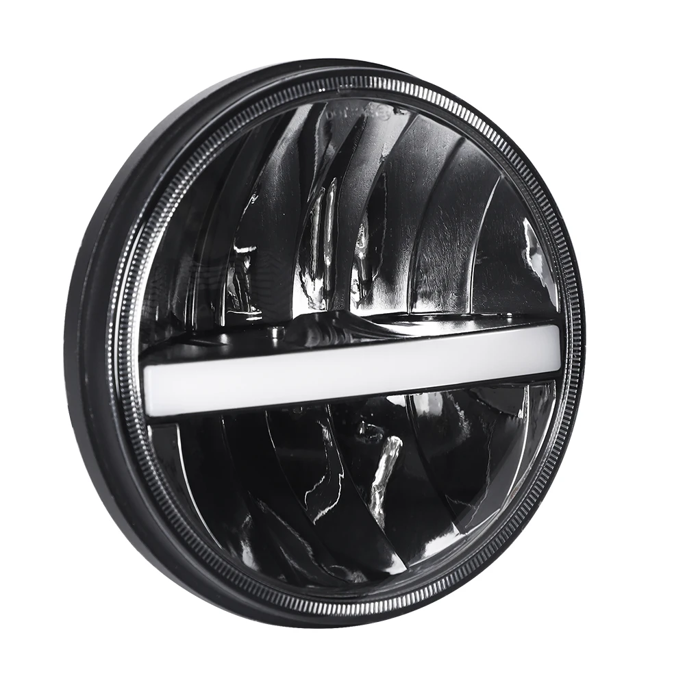 

7-дюймовая светодиодная фара Jeep Wrangler JK аксессуары для Lada Niva Offroad 4x4 мотоцикла Harley Davidsion Водонепроницаемая светодиодная фара ходовые огни для авто 12v led lights for car