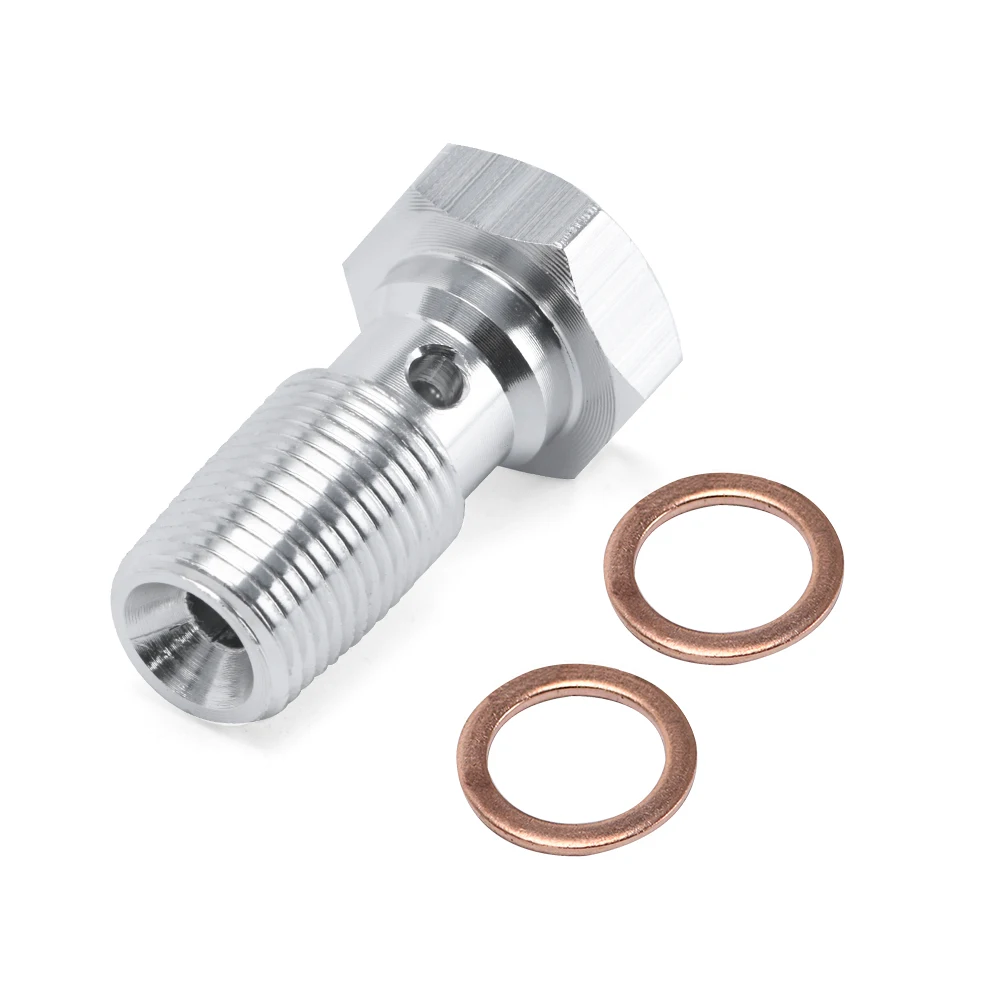 

22 мм M10 * 1,25 M10 * 1 AN3 1/8NPT Banjo болты для тормозов главный Цилиндр Винт тормозной шланг суппорт болт гидравлический сцепление мотоцикл
