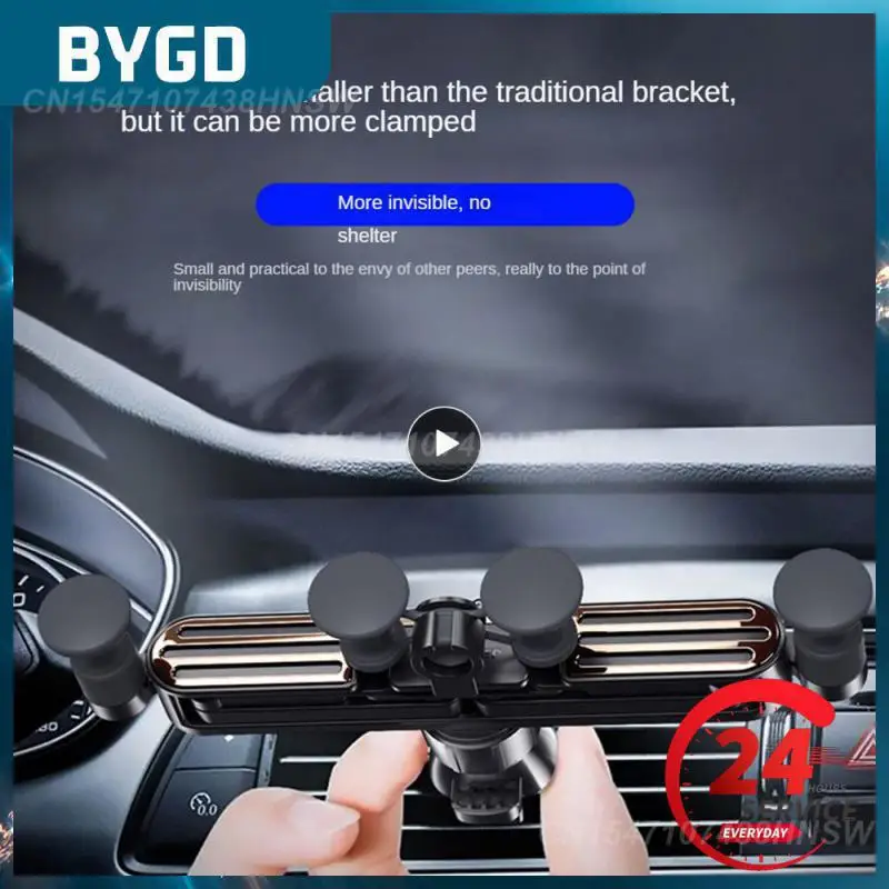 

Magnetic Suction Line Air Outlet Mobile Phone Bracket Convenient Portable Gravity Vehicle Support Car Interior Accessories