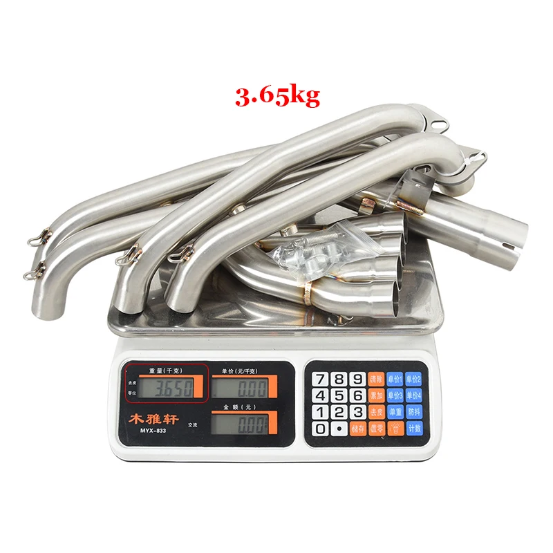 Для QJMOTOR QJ800GS-G QJ 800 GS-G SRK800RR SRK800 RR 2023 2024 выхлопная передняя труба среднего звена