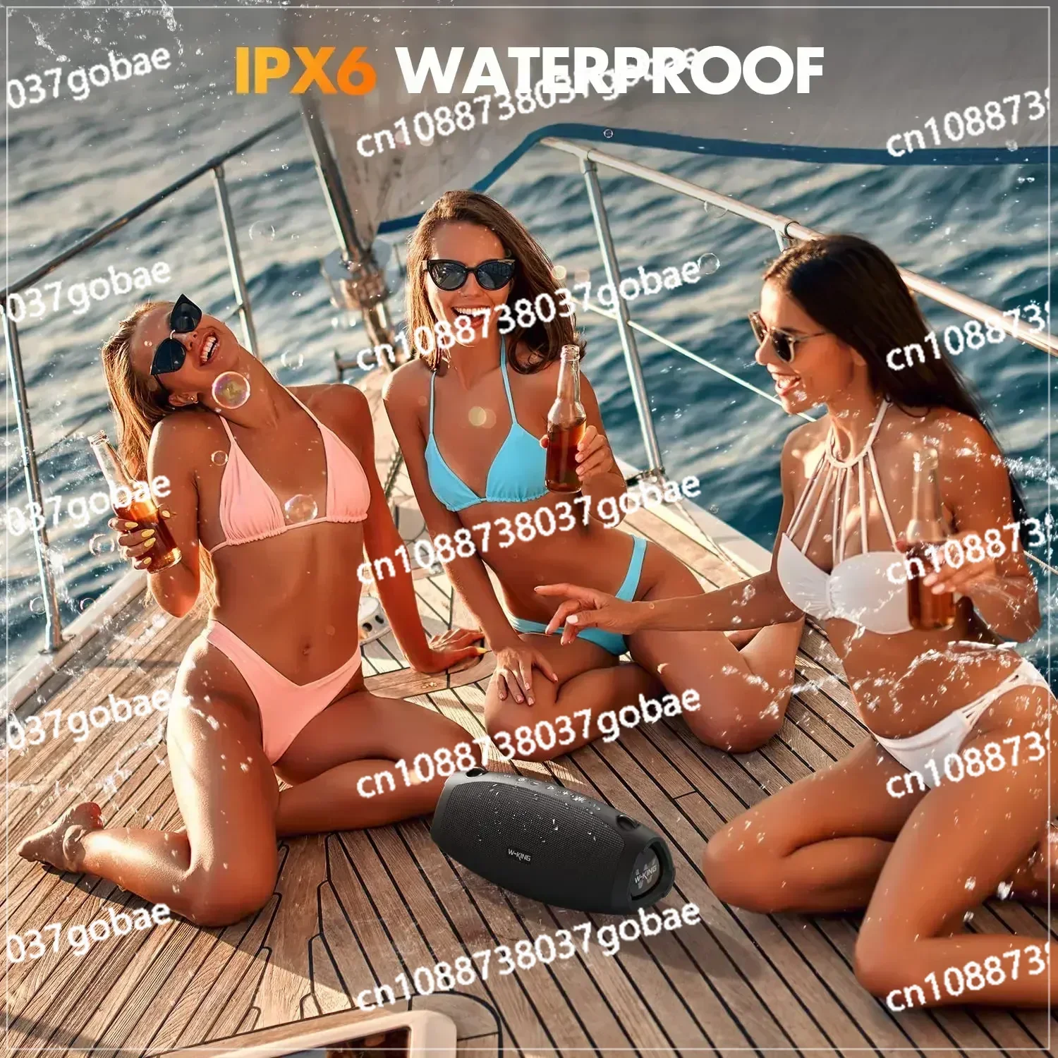 W-KING X10 Портативный уличный сабвуфер для отдельных инструментов IPX6