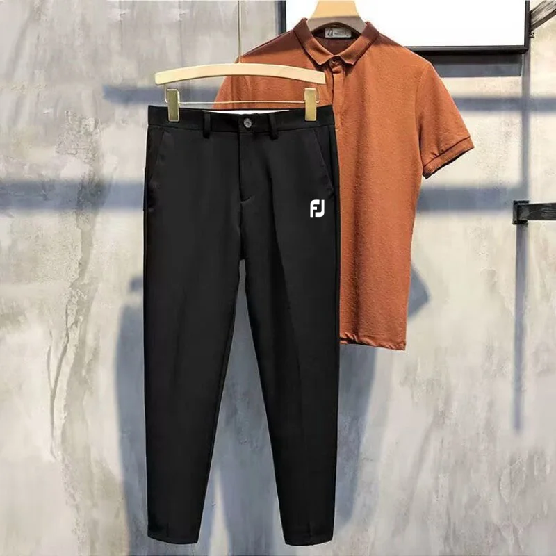 

Spring/Summer 2023 New Men's Golf Fashion Capris High Quality Men's Golf Stretch Pants Leisure Business golf accessories