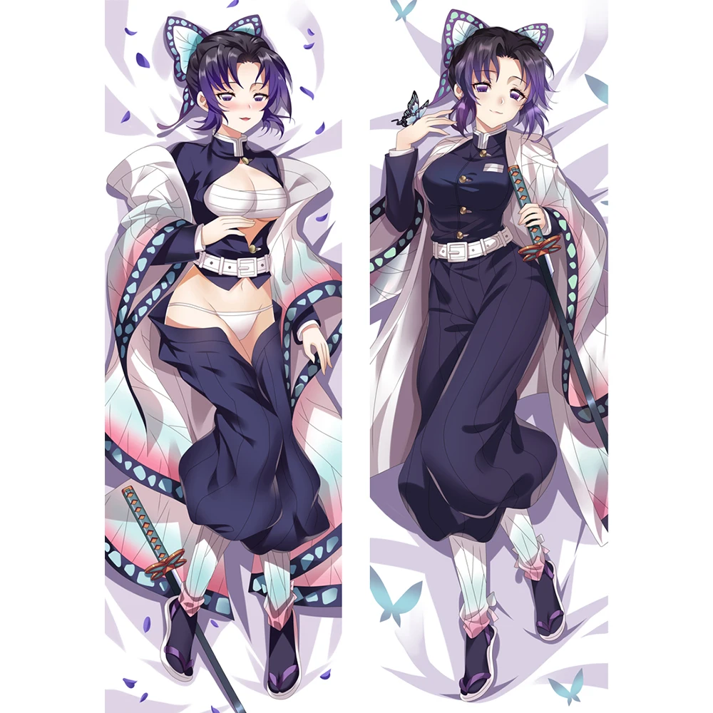 

Kochou Shinobu Anime Demon Slayer Kimetsu no Yaiba Dakimakura Body Pillow Case Hugging Body Prop