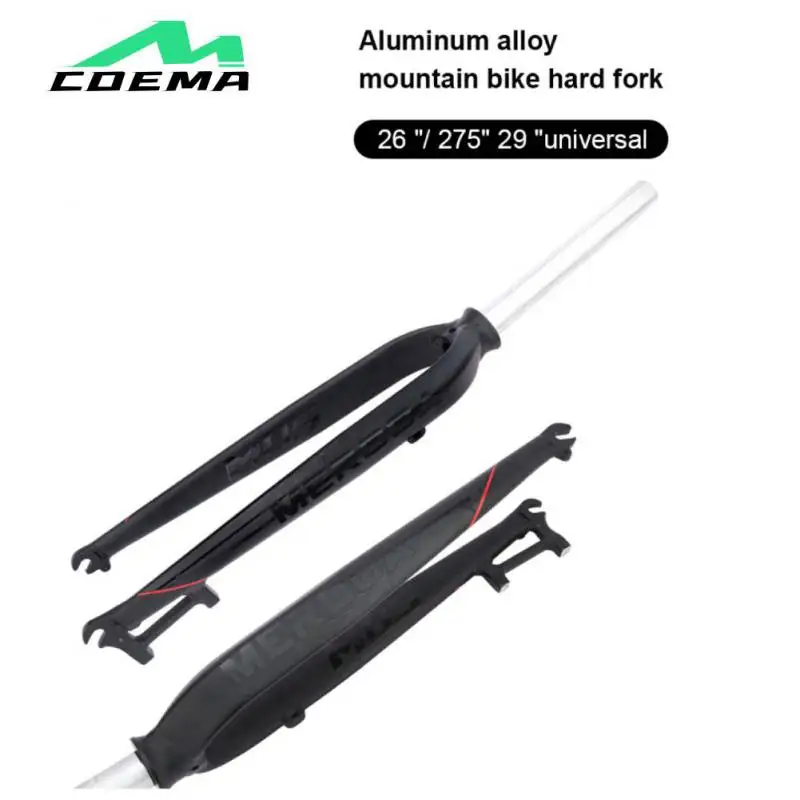

COEMA Aluminum Alloy Fork Mountain Bicycle Fork For 26 27.5 29er Road Bicycle Brake Front Forks Matte Racing Used bike fork