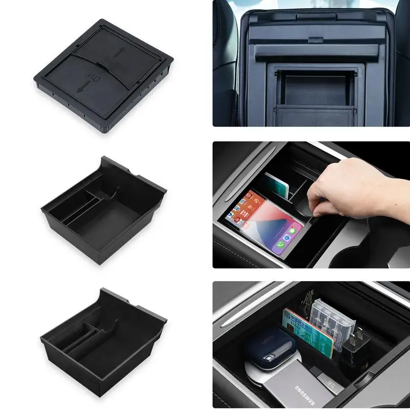 

Органайзер для центральной консоли, коробка для хранения, подлокотник, подставка для консоли, подставка для чашки ForTesla, модель 3 Y, поднос, интерьерный аксессуар, личное хранение