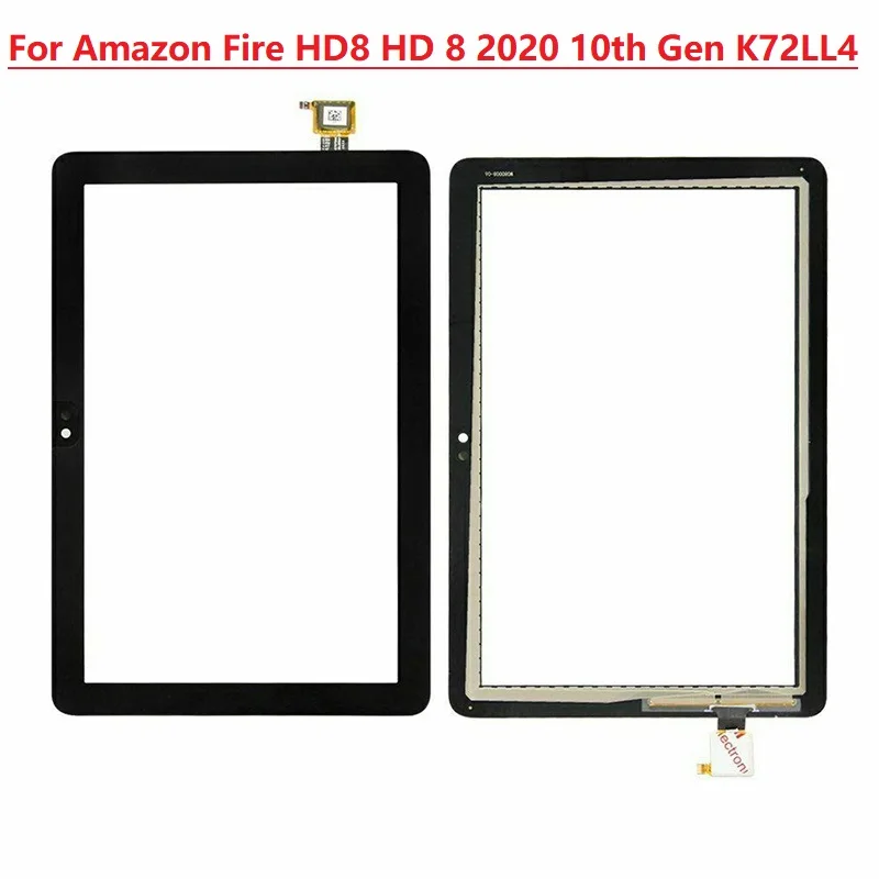 NEW Touch 8" For Amazon Fire HD8 HD 8 2020 10th Gen K72LL4 HD 8 2022 12th Gen Touch Screen Digitizer Panel Front Glass