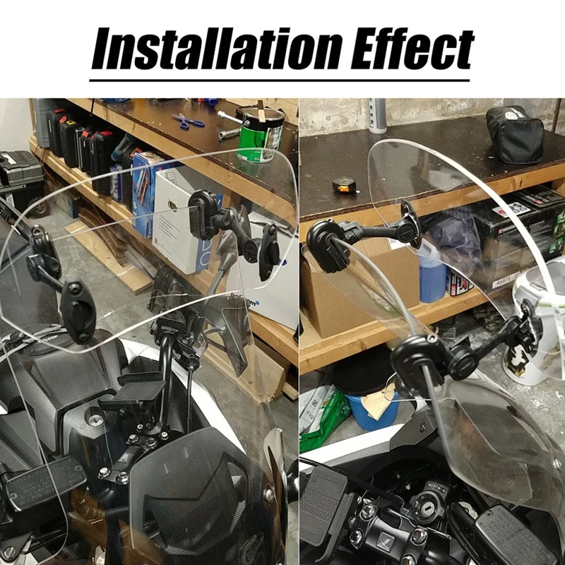 Удлинитель лобового стекла мотоцикла-Универсальный Регулируемый удлинитель с