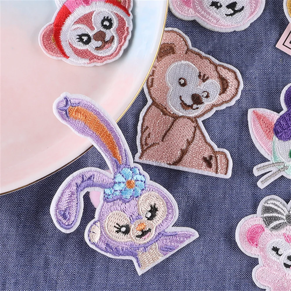 Милый Дисней СтеллаЛу кролик медведь серия ShellieMay железные вышитые нашивки для