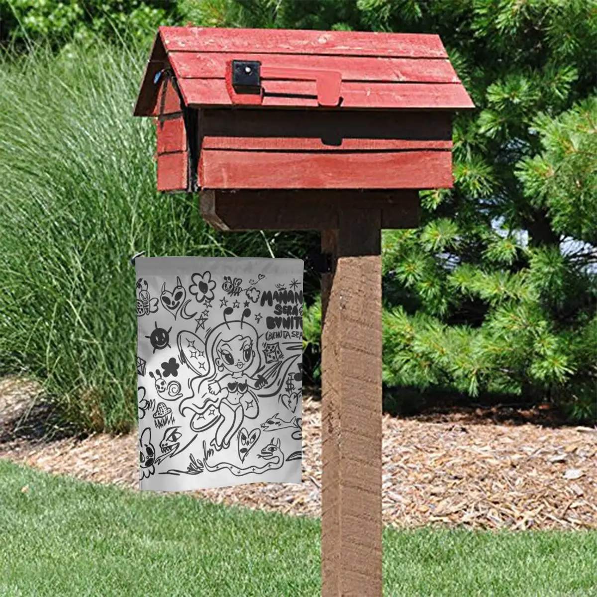 Вертикальный двухсторонний Садовый флаг Karol G Bichota Reggae Ainger Yard уличное украшение