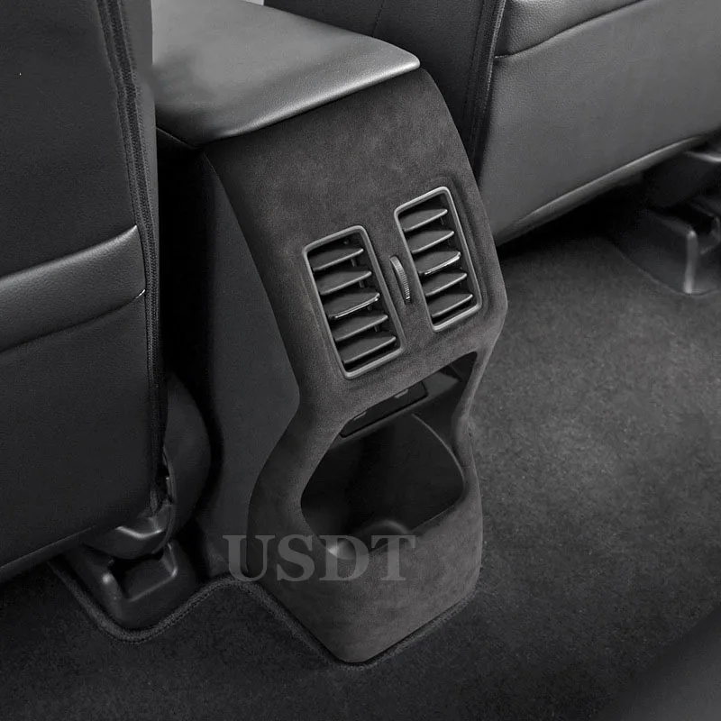 Для Honda e:NS1 ENS1 2022 2023 2024 верхняя замшевая задняя крышка подлокотника оболочка