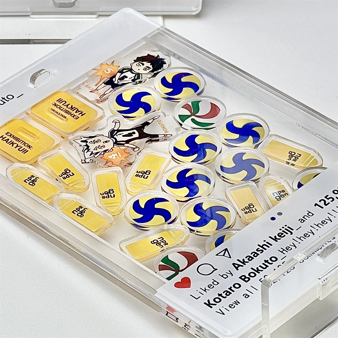 Аниме Хайкю!! Shoyo Hinata Kotaro Bokuto Kei Tsukishima Kozume Kenma Косплей Милый акриловый