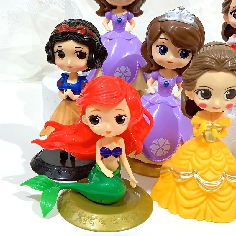 Пластиковые украшения для торта Disney топперы кексов флаг девочек украшение на