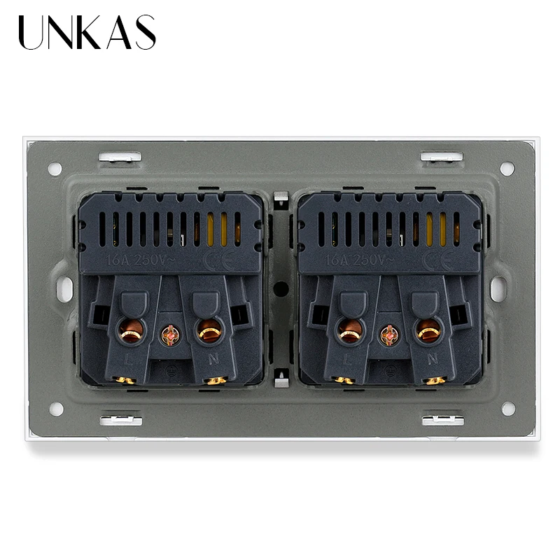 UNKAS белая розетка ЕС Тип C USB порт + ТВ RJ11 Телефон RJ45 Интернет-компьютер разъем 146 мм